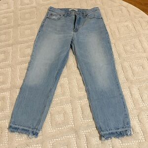 Abercrombie high rise mom jeans